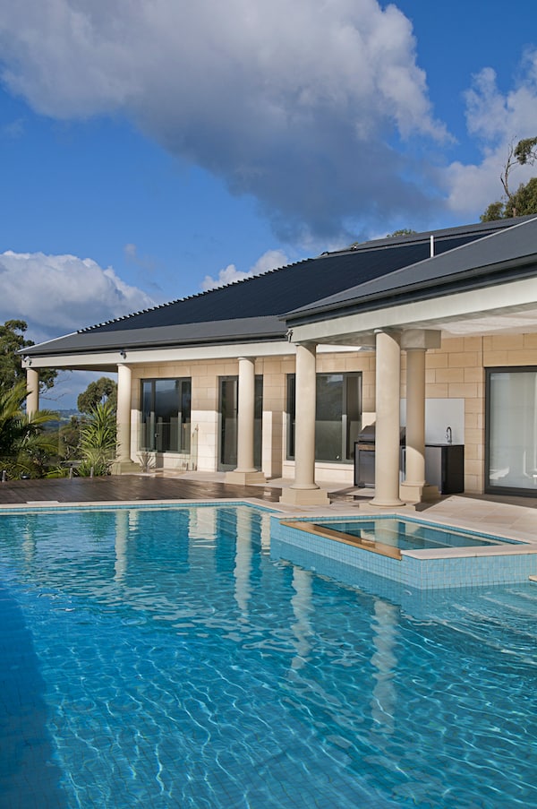 Supreme Lysterfield pool and pool solar heat system